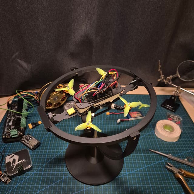 The PID tuning rig setup
